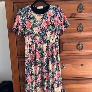 Beeson River Women’s Pink And Blue Maxi Dress Size Small NWOT